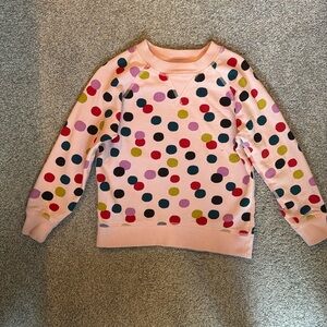 Hanna Andersson Sweatshirt - Pink w/polka dots - Size 110 (5)